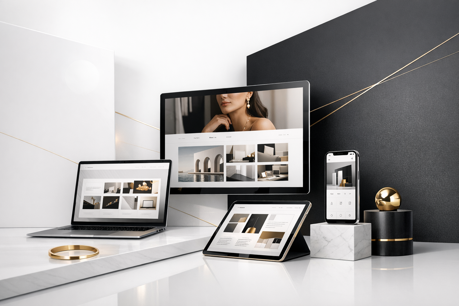 Imagen hero representando diseño premium