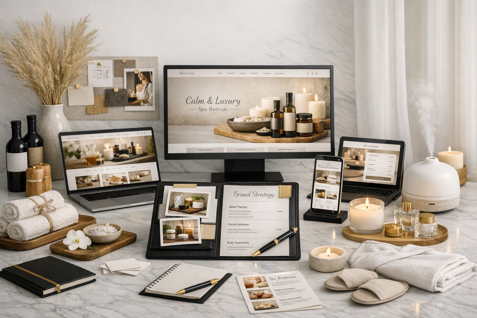 Diseño web para spas y centros de bienestar