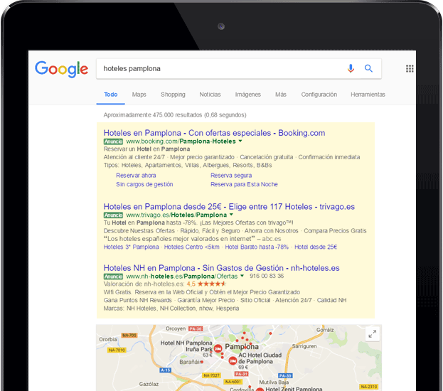 Posicionamiento SEO SEM - NAVARRA - PAMPLONA - DRAFT Design Web