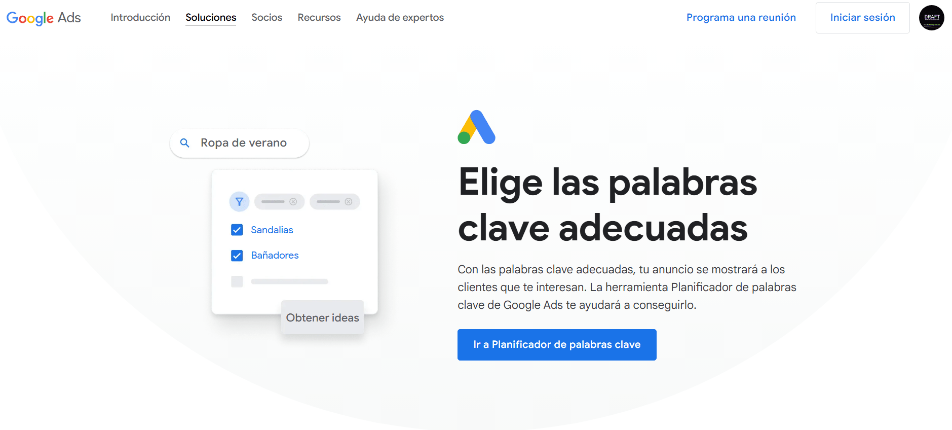 Web Google Keyword Planner