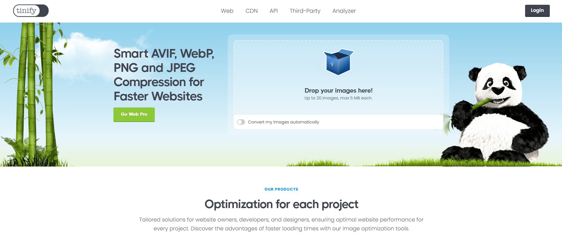 Tinyfy ,optimizador de imagenes web